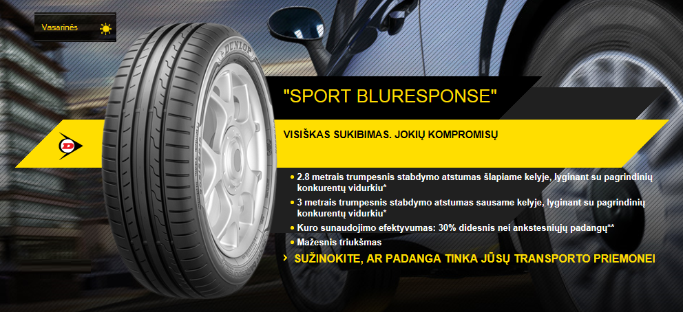 Dunlop Sport BluResponse